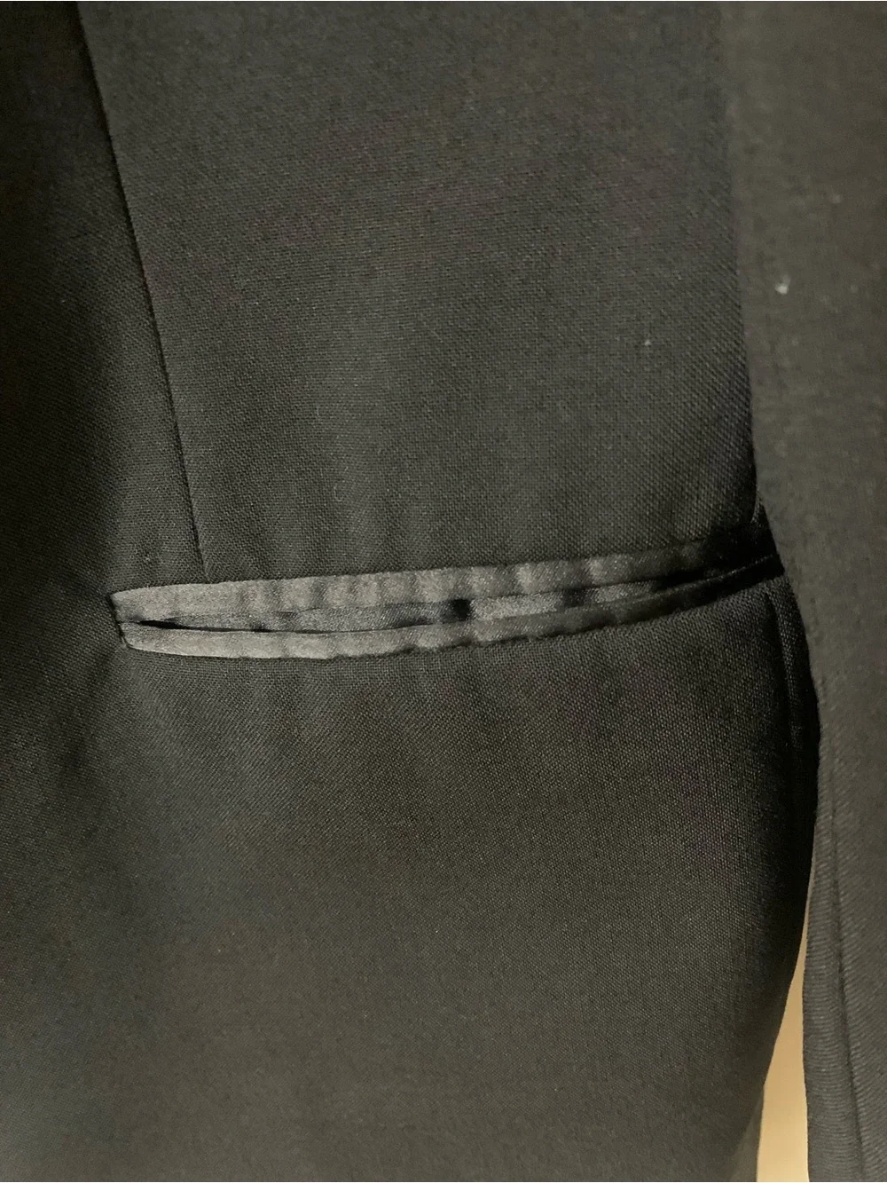 Dior Black Tuxedo Jacket with Satin Peak Lapels